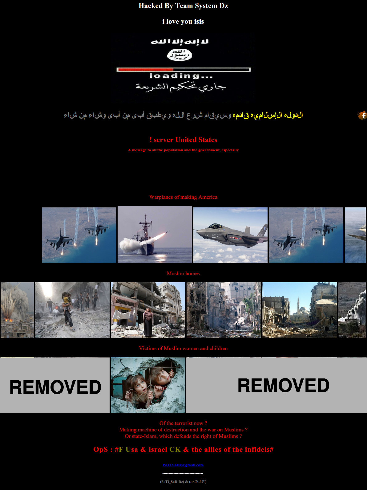 Defacement of Keighley Cougars website by Team System Dz.